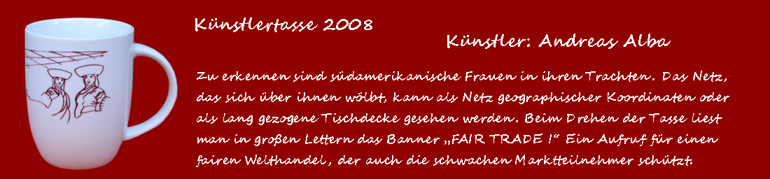 Bild Künstlertasse 2008