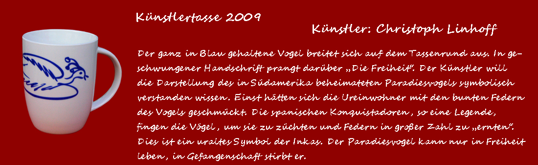 Bild Künstlertasse 2009