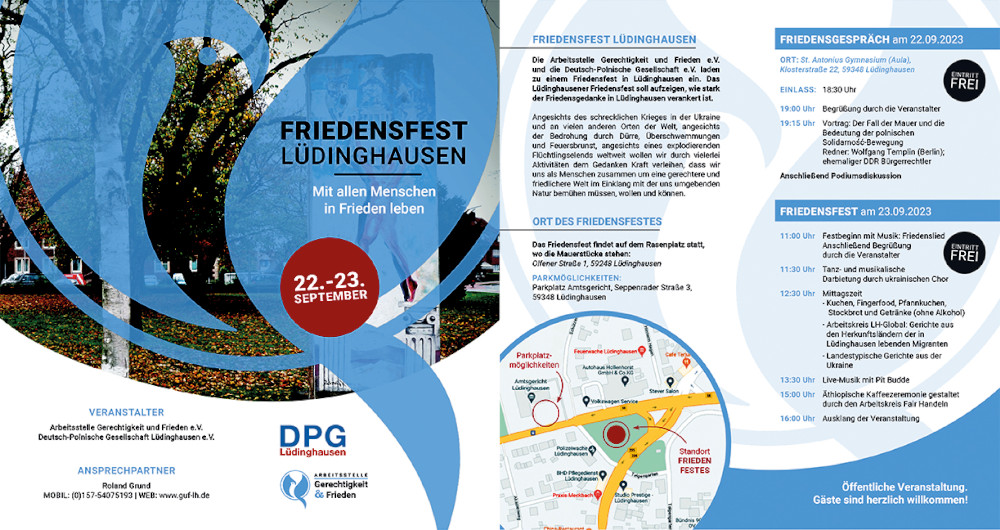 Bild Flyer Friedensfest
